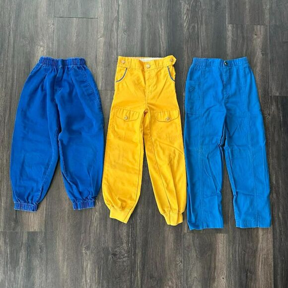 3 Pc Bundle Vintage Pants Boys Size 5 Calabash Calvin Klein Buster Brown 1990's - Picture 2 of 5